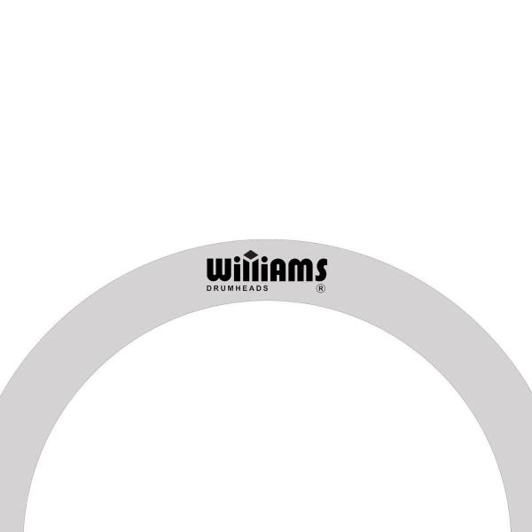 Imagem de Anel Abafador De Caixa Surdo 16” Williams Zero Ring White WZRW