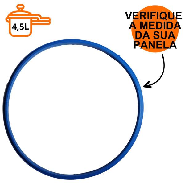 Imagem de Anel Borracha Vedação Silicone Para Panela De Pressão 4,5L