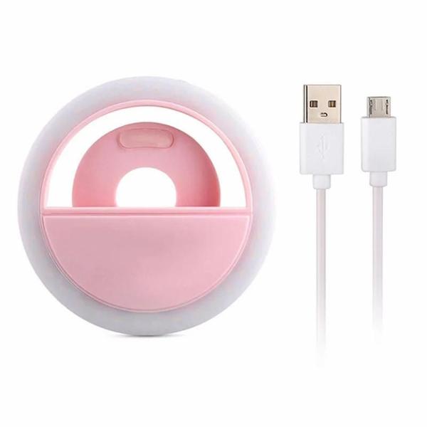 Anel de Luz LED USB para Selfie - Compatível com iPhone, Samsung, Xiaomi e Poco Imagem de Anel de Luz LED USB para Selfie - Compatível com iPhone, Samsung, Xiaomi e Poco