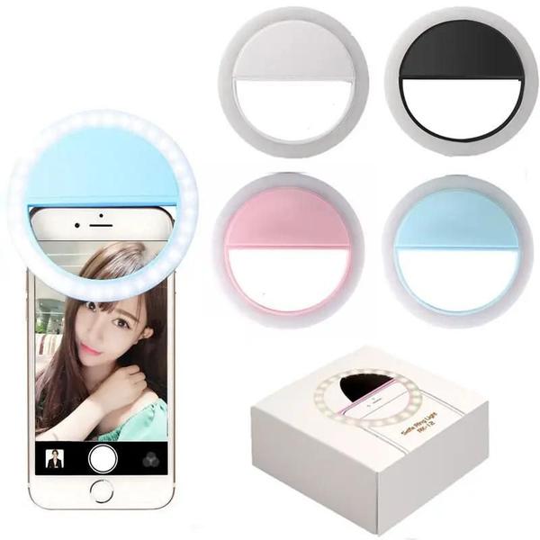Anel de Luz LED USB para Selfie - Compatível com iPhone, Samsung, Xiaomi e Poco Imagem de Anel de Luz LED USB para Selfie - Compatível com iPhone, Samsung, Xiaomi e Poco