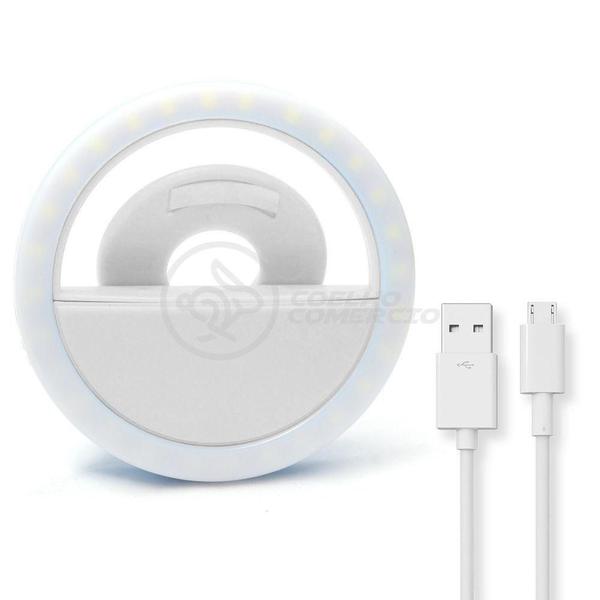 Imagem de Anel De Luz Selfie Mini Ring Light Android E Ios Branco