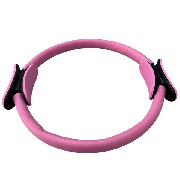 Imagem de Anel de Pilates Tonificador Flexível 38cm Rosa Liftness Dafoca Sports