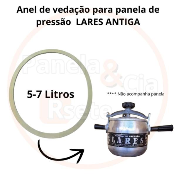 Imagem de Anel de vedação para panela de pressão LARES ANTIGA 5 -7  Litros - não acompanha panela