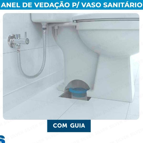 Imagem de Anel De Vedação Para Vaso Sanitário Com Guia