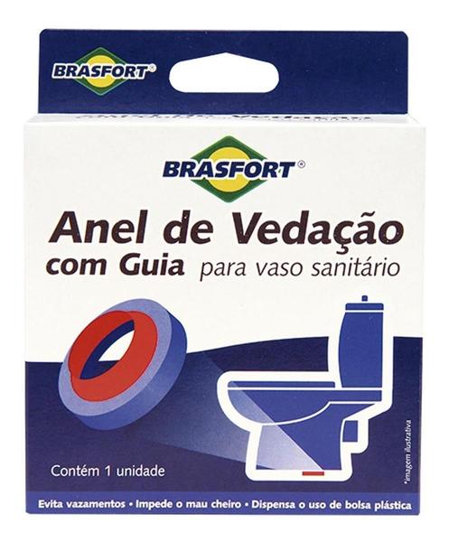 Imagem de Anel De Vedação Para Vaso Sanitário Com Guia - Brasfort