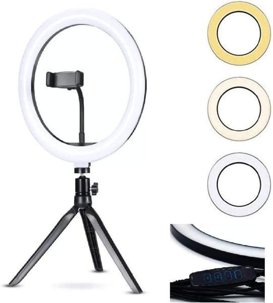 Imagem de Anel Iluminador Led Flexivel Ring Light Tripe 20Cm Suporte