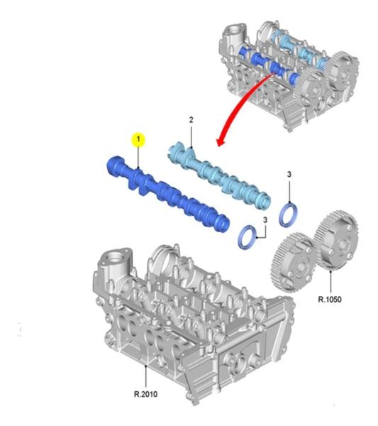 Imagem de Anel Impulsor Do Comando De Válvulas Do Ford Ka 1.0L 2015 2016 2017 2018 2019 2020 2021 E New Fiesta 1.0L 2017 2018 2019 - ORIGINAL (CM516M265AB)