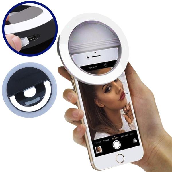 Imagem de Anel Luminoso Para Celular Flash Selfie Mini Ring Light