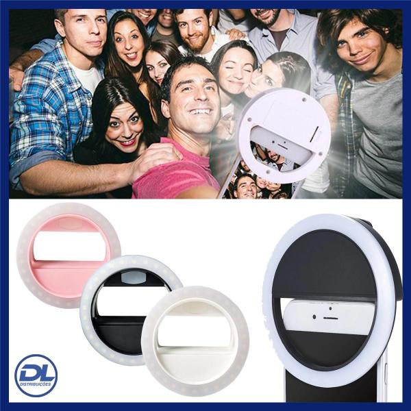 Imagem de Anel Luminoso Para Celular Flash Selfie Mini Ring Light