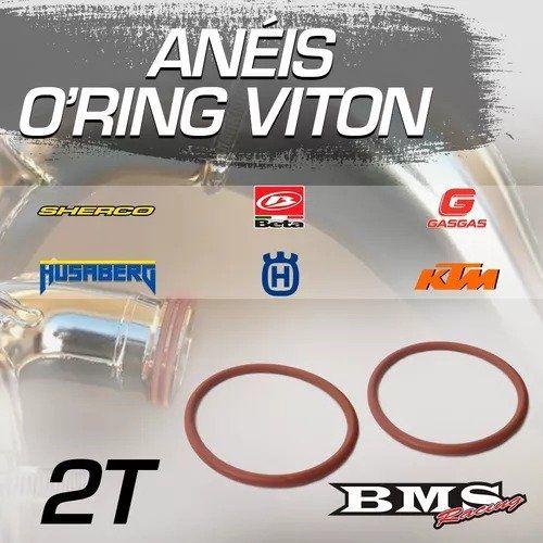 Imagem de Anel O Ring Viton Bms Motos 2t (2 Anéis) KTM/ HUSABER/ HUSQVARNA/ SHERCO/ GAS GAS/ BETA , BMS 47984