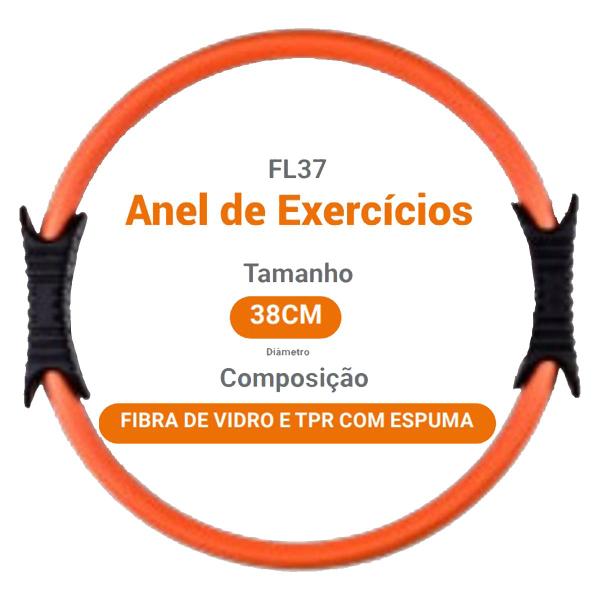 Imagem de Anel Para Exercicios Pilates Yoga Alças Acolchoadas Hidrolight