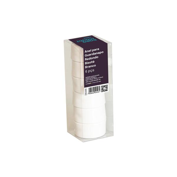 Anel Para Guardanapo Bisotê Branco Redondo 3336 Paramount Imagem de Anel Para Guardanapo Bisotê Branco Redondo 3336 Paramount