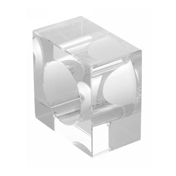 Imagem de Anel para Guardanapo de Cristal Óptico Square 5cmx3 cm Wolff