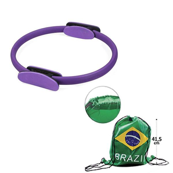 Imagem de Anel Para Pilates Gold Sports Pro Tonificador Flexível Para Pilates Acompanha Sacola do Brasil