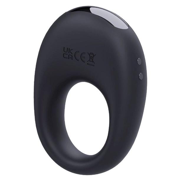 Imagem de Anel Peniano Ring Z 7 Vibrações Silicone Flexível 8cm x 5,4cm Recarregável Prolonga Ereção