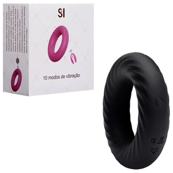 Imagem de Anel Peniano Vibrador 10 Modos Remoto Sexy Import