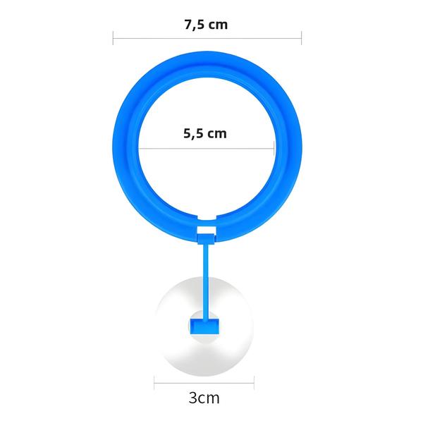 Imagem de Anel Quadrado Do Alimentador Do Alimento Dos Peixes Do Aquário Do Círculo Com Distribuidor Fácil Do