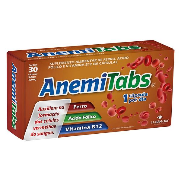 Imagem de Anemitabs anemia 30 cáps - natusday