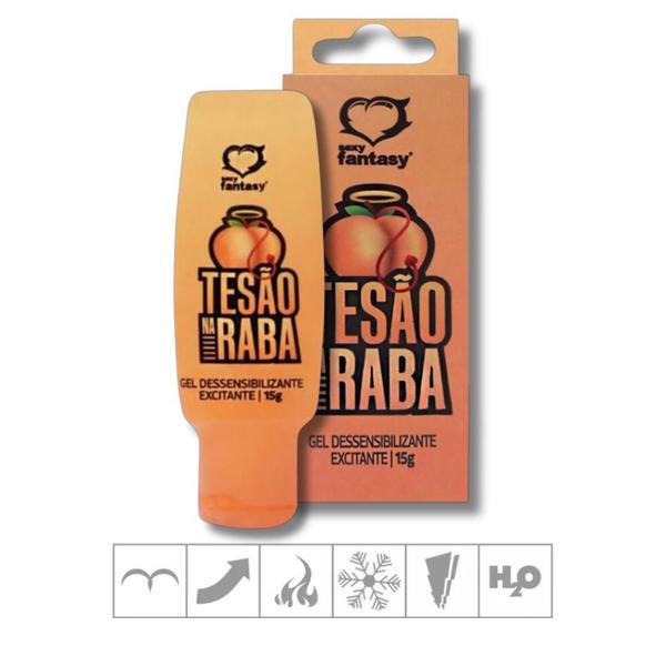 Imagem de Anestésico Anal Tesão Na Raba Gel Excitante  E Lubrificante 15ml  Sexy Fantasy  Sex Shop Produtos Adultos