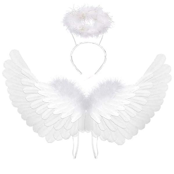 Imagem de Angel Costume Wings LKOQO BohoSM para crianças e adultos