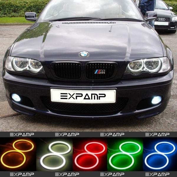 Imagem de Angel Eyes Rgb P/ Bmw E46 - Muda De Cor C/ Controle