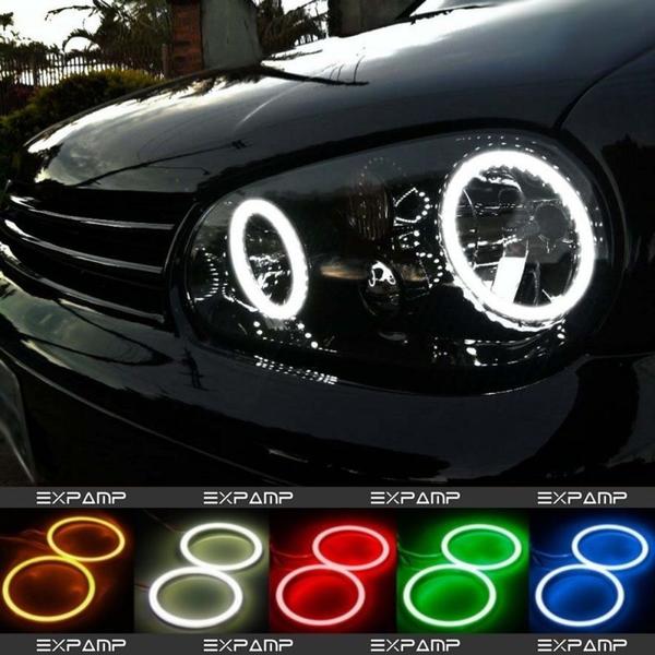 Imagem de Angel Eyes Rgb P/ Golf Sapão - Muda De Cor C/ Controle