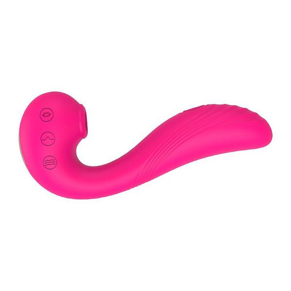 Imagem de Angel's Wings Sugador de Clitóris e Vibrador Feminino Ponto G S-Hande