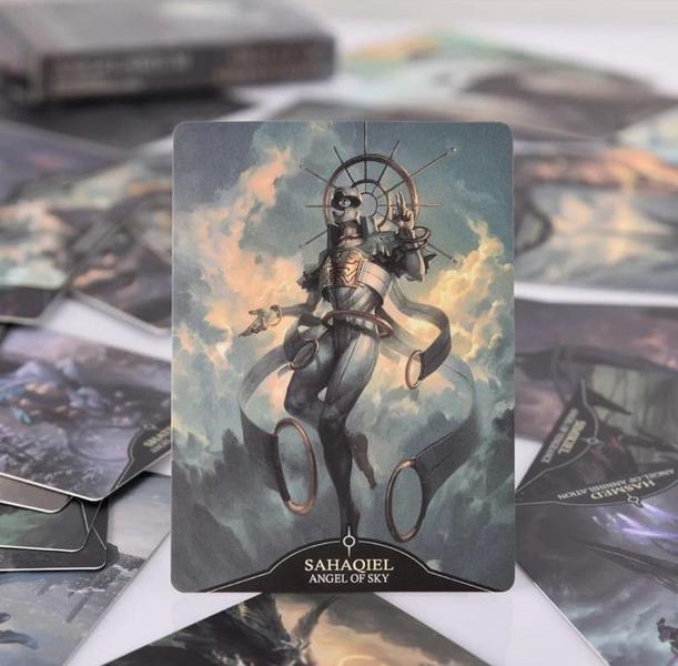 Imagem de Angelarium Oracle Of Emanations Deck Oráculo Das Emanações Baralho de Cartas de Tarô