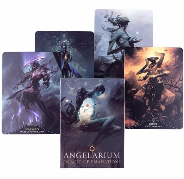 Imagem de Angelarium Oracle Of Emanations Deck Oráculo Das Emanações Baralho de Cartas de Tarô