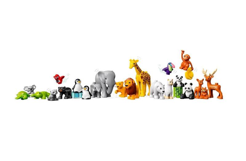 Imagem de Animais Selvagens Do Mundo - Lego Duplo 10975