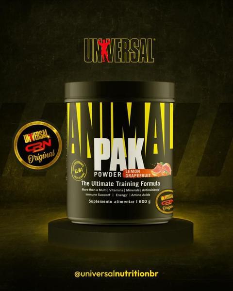 Imagem de Animal Pak Powder Lemon Grapefruit 600G - Universal