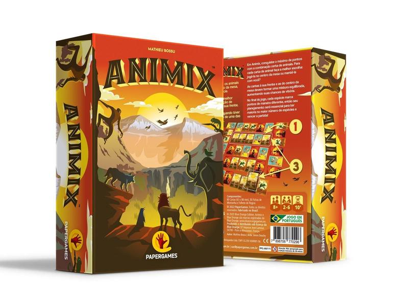 Animix Jogo De Cartas Papergames Boardgame Imagem de Animix Jogo De Cartas Papergames Boardgame