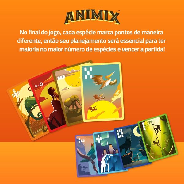 Animix Jogo De Cartas Papergames Boardgame Imagem de Animix Jogo De Cartas Papergames Boardgame