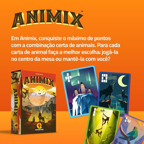 Imagem de Animix Jogo De Cartas Papergames Boardgame