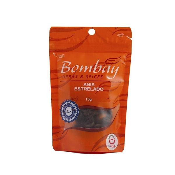 Anis Estrelado Bombay Herbs & Spices 15g Imagem de Anis Estrelado Bombay Herbs & Spices 15g