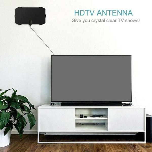 Imagem de Antena de TV Wokex 100 milhas 4K 1080P HDTV digital interna