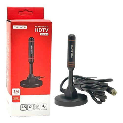 Imagem de Antena Digital Cabo 3M Com Imã Interna e Externa UHF Tomate MTA-3011