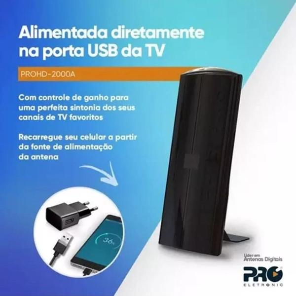 Imagem de Antena Digital Hdtv AMPHIBIONS - Amplificada 20DB