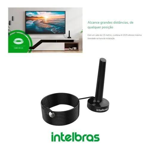 Imagem de Antena Digital Intelbras Ai2025 Para Tv Interna Potente