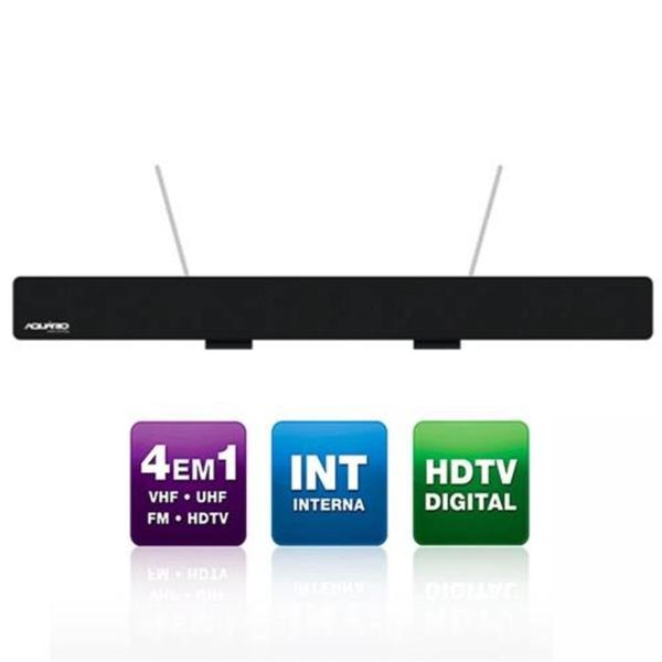 Imagem de Antena Digital Interna Slim Para Tv Digital Dtv-2100