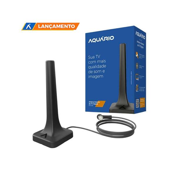 Antena Digital Omnidirecional Interna Hdtv 4k Aquario Dtv200 - AQUÁRIO Imagem de Antena Digital Omnidirecional Interna Hdtv 4k Aquario Dtv200