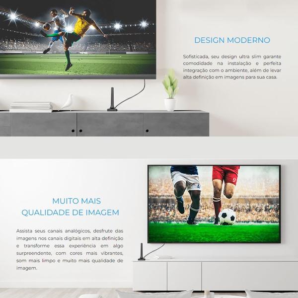 Antena Digital Omnidirecional Interna Hdtv 4k Aquario Dtv200 - AQUÁRIO Imagem de Antena Digital Omnidirecional Interna Hdtv 4k Aquario Dtv200