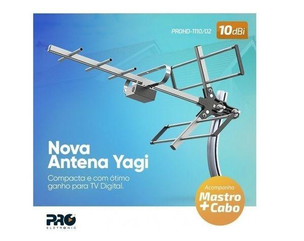 Imagem de Antena Digital Yagi Prohd -1110/02 Proeletronic