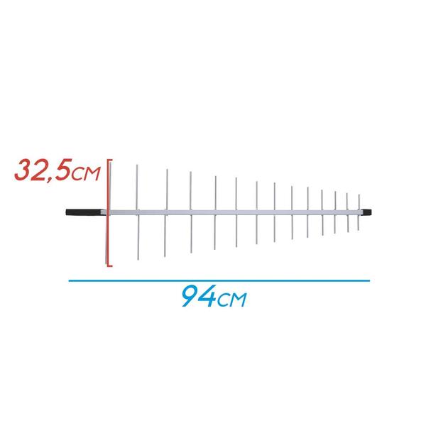 Imagem de Antena Externa Digital UHF AE 1228  Intelbrás ST488