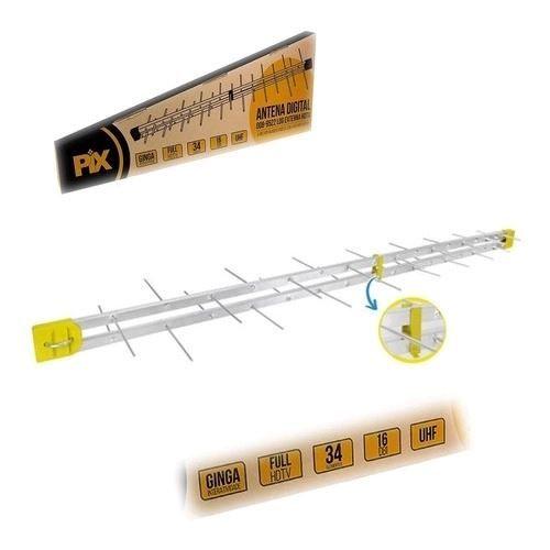 Imagem de Antena externa log 34 elementos sinal fort