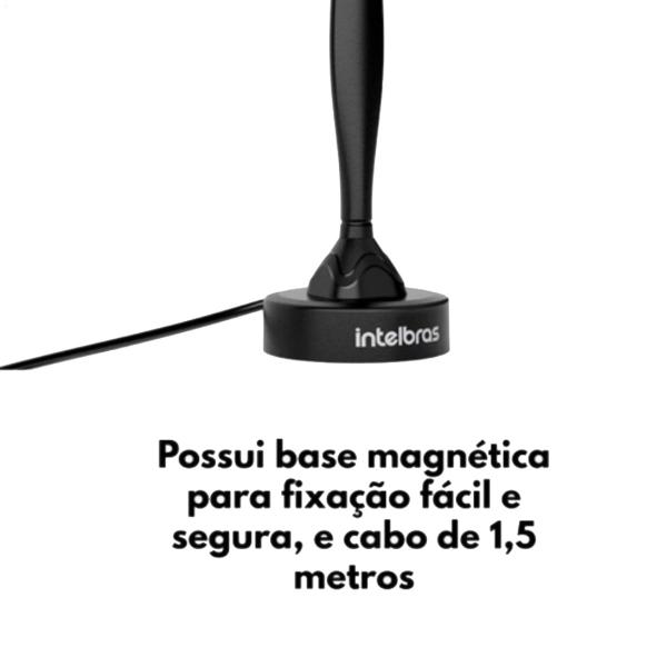 Imagem de Antena Interna Digital Para Tv Intelbras Uhf Hdtv 4k Ai 1015