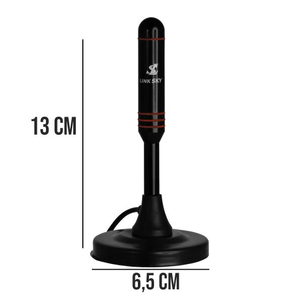 Antena Interna Hd De Tv Digital Vhf E Uhf - Link Sky Imagem de Antena Interna Hd De Tv Digital Vhf E Uhf