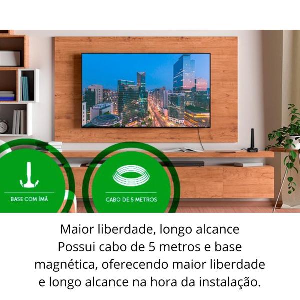 Imagem de Antena Interna P/ Tv Digital Intelbras Ai 2031 Uhf Hdtv 4k 