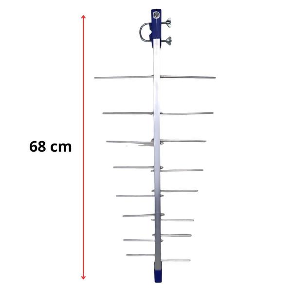 Imagem de Antena Log 16 Digital 4k Com Suporte Articulado E Cabo