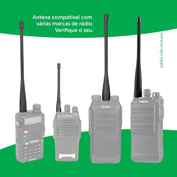 Imagem de Antena para radiocomunicador Intelbras Hytera Baofeng